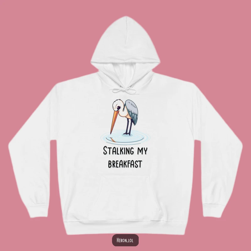 Cozy Heron Bird Hoodie: Wrap Yourself in Nature's Tranquility Gift