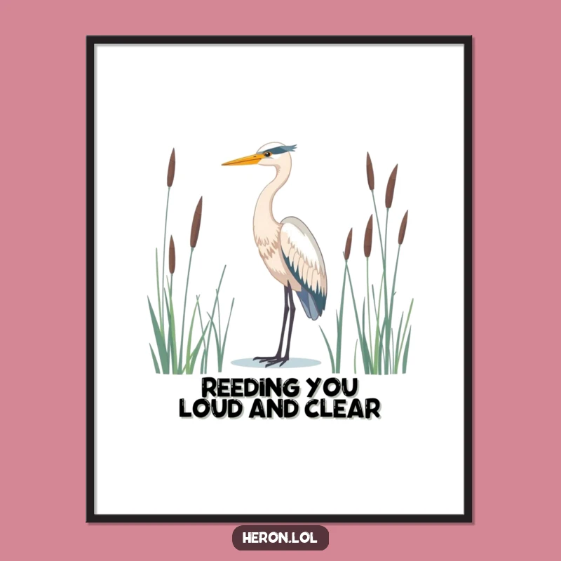 Free Printable Heron Wall Art: Majestic Bird Decor Downloadable
