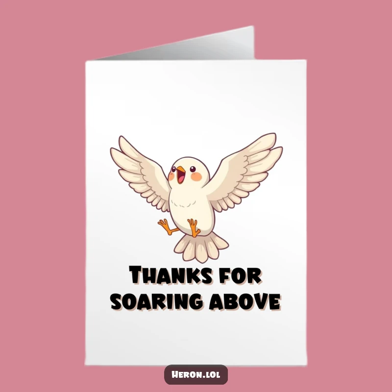 Free Printable Bird Thank You Card Download for a Melodious Thanks