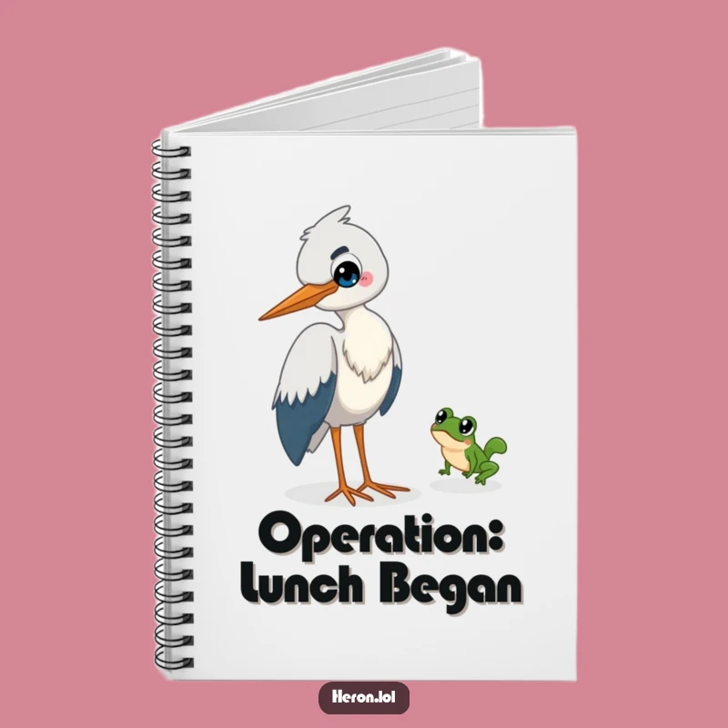 Funny Heron's Prank Notebook: Jot Down Giggles - Ideal Funny Gift!