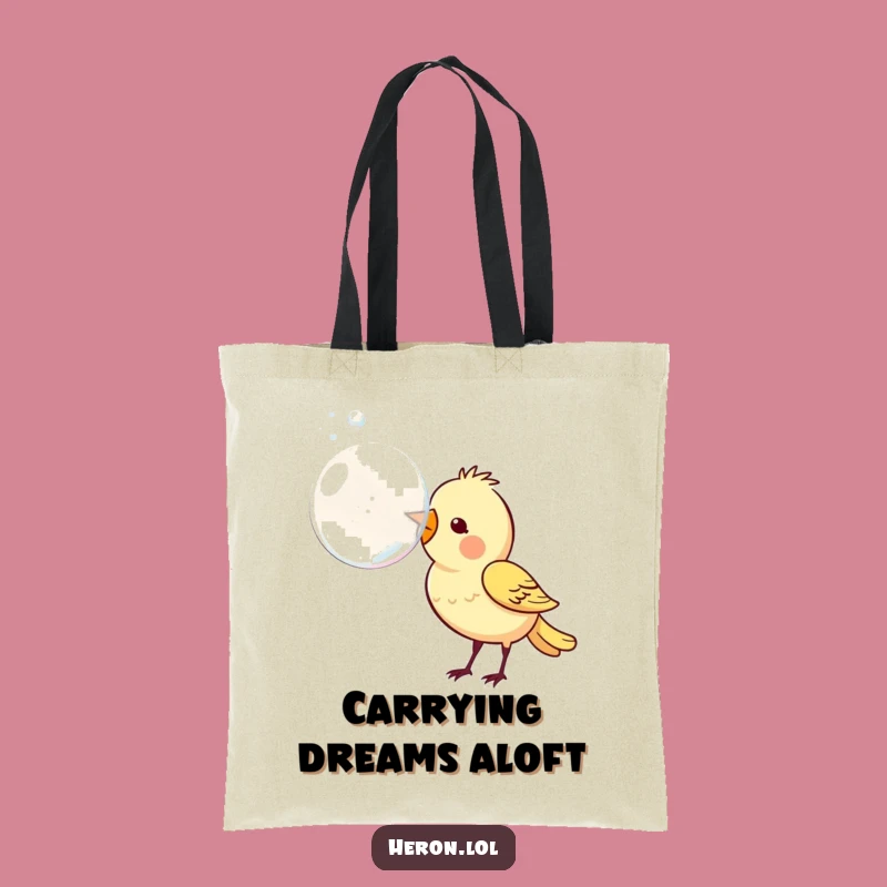 Funny Bird Bubble Tote Bag: Carry Your Joyful Moments in Style